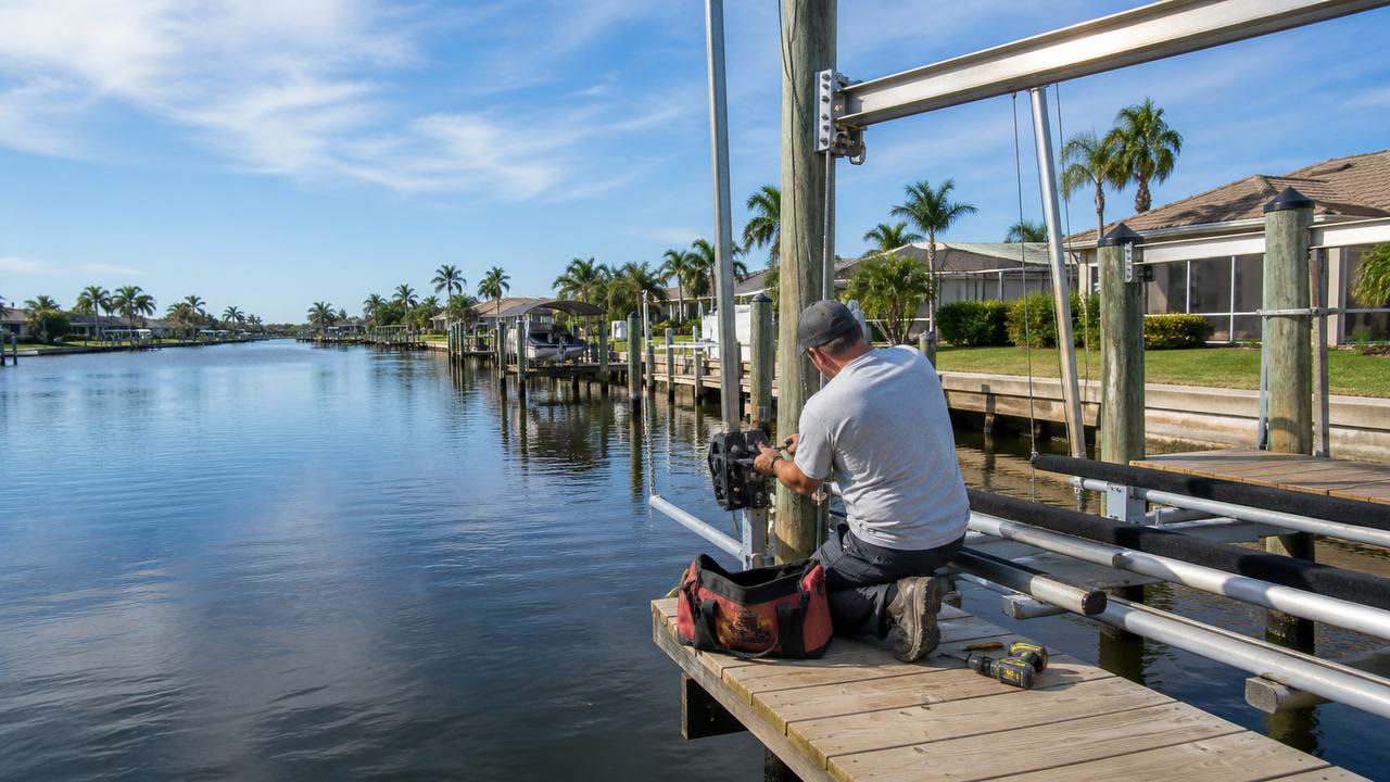 Cape Coral Boat Lift Repair near Cape Coral
